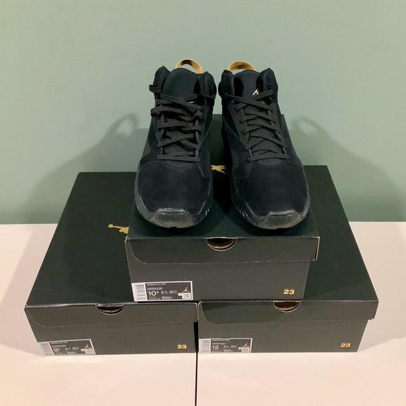 Jordan Men's Lift Off Black/Gold Basketball Shoes AR4430-007 - Picture 2 of 7